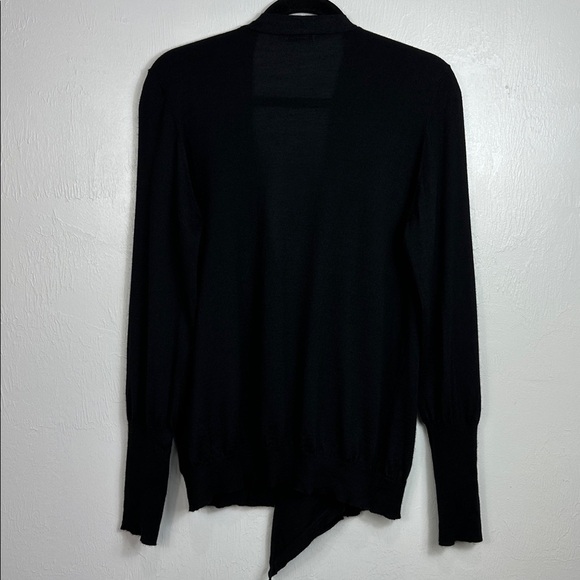 Brunello Cucinelli Cashmere Single Button Cardigan Sweater In Black Size XXL - Picture 5 of 10